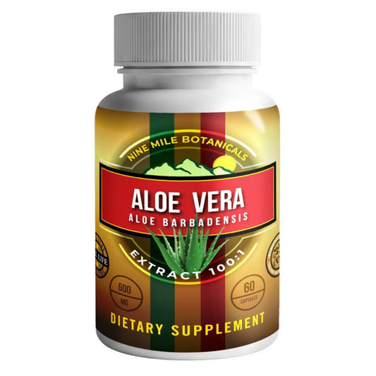 Nine Mile Botanicals Aloe Vera Extract 60 Capsules